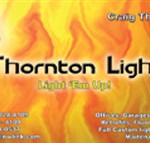 C Thornton Lighting Business Card (1997)